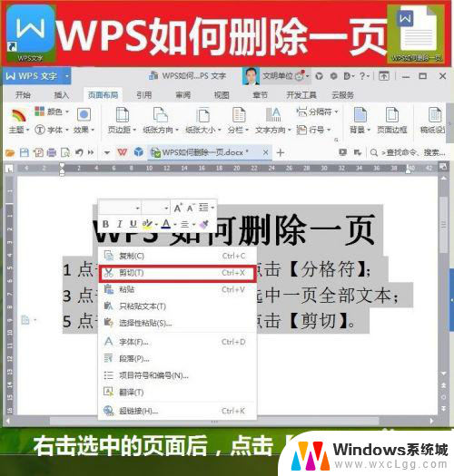 wps删除页怎么删除 WPS如何删除多余的页面步骤