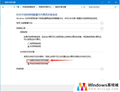 win10启用来宾账户共享打印机 如何在WIN10系统中启用来宾文件和打印机共享