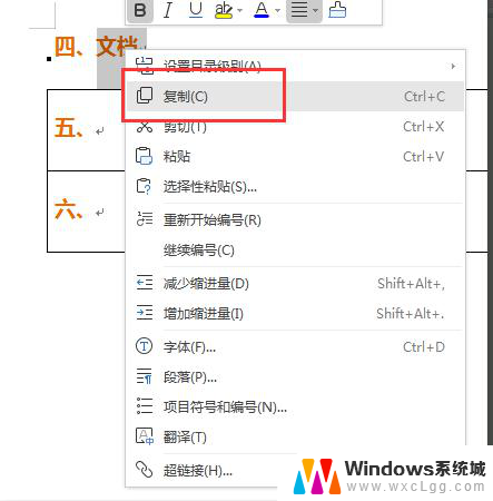 wps复制不了段前面的空格和数字序号 wps如何复制段落前面的空格和数字序号