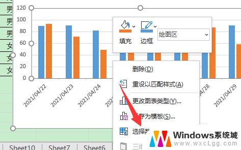 excel图表怎么修改图例名称 Excel修改图例名称的方法