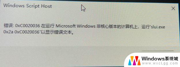 错误0xc0020036 在运行 win10激活失败0xc0020036怎么解决