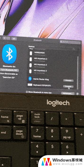 罗技键盘k375s怎么连接电脑 如何连接蓝牙罗技键盘K375s到iPad或iPhone