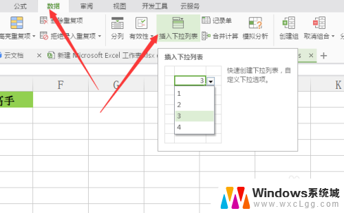 excel设置是否选项 Excel中如何插入是否下拉选项框