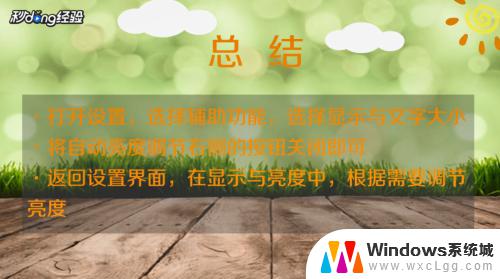 苹果手机总是屏幕自动变暗 怎样关闭苹果手机屏幕自动变暗的设置